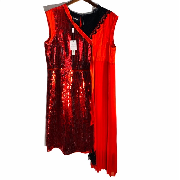 MARC JACOBS**Sequined Red Dress US 6 $1200 - Picture 7 of 12